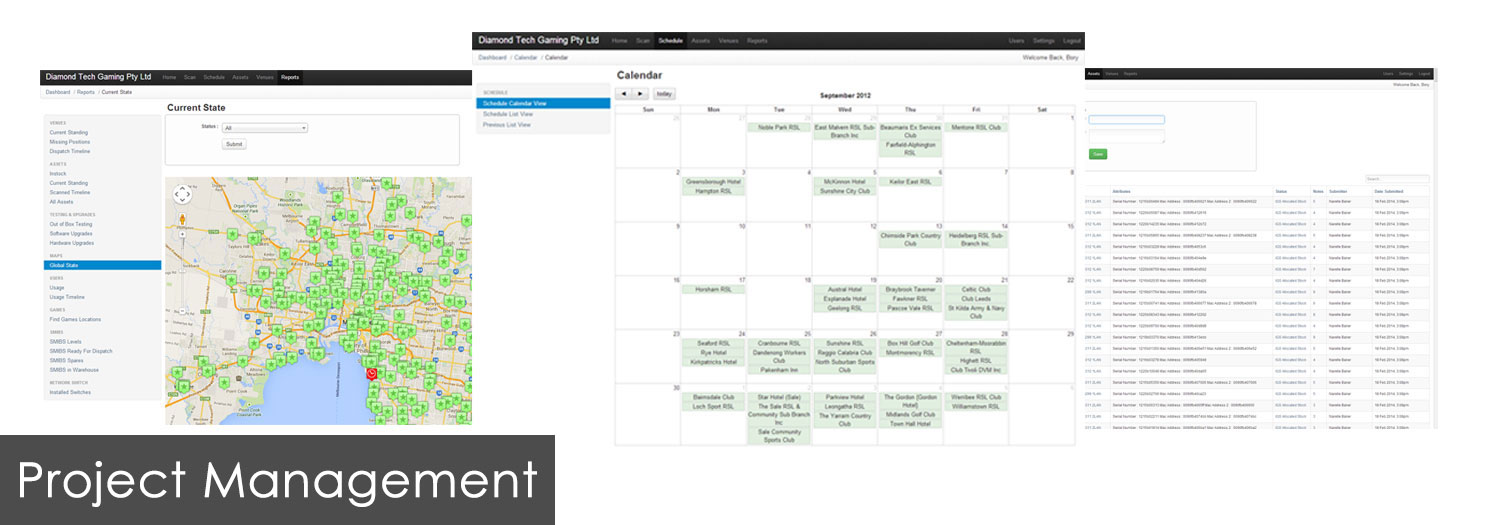 Service Management Screen 3